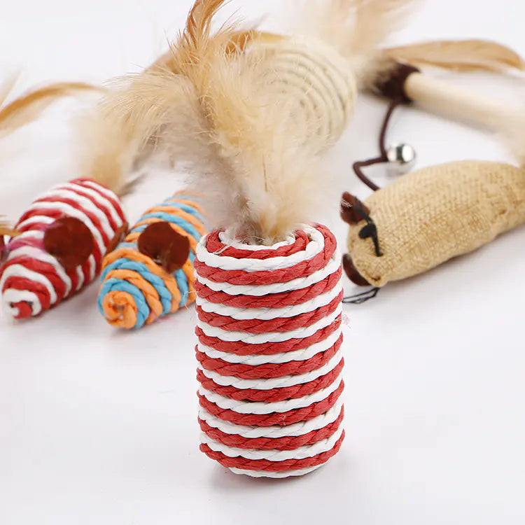 7-teiliges Katzen-Spielset für Ihre Verspielte Katze