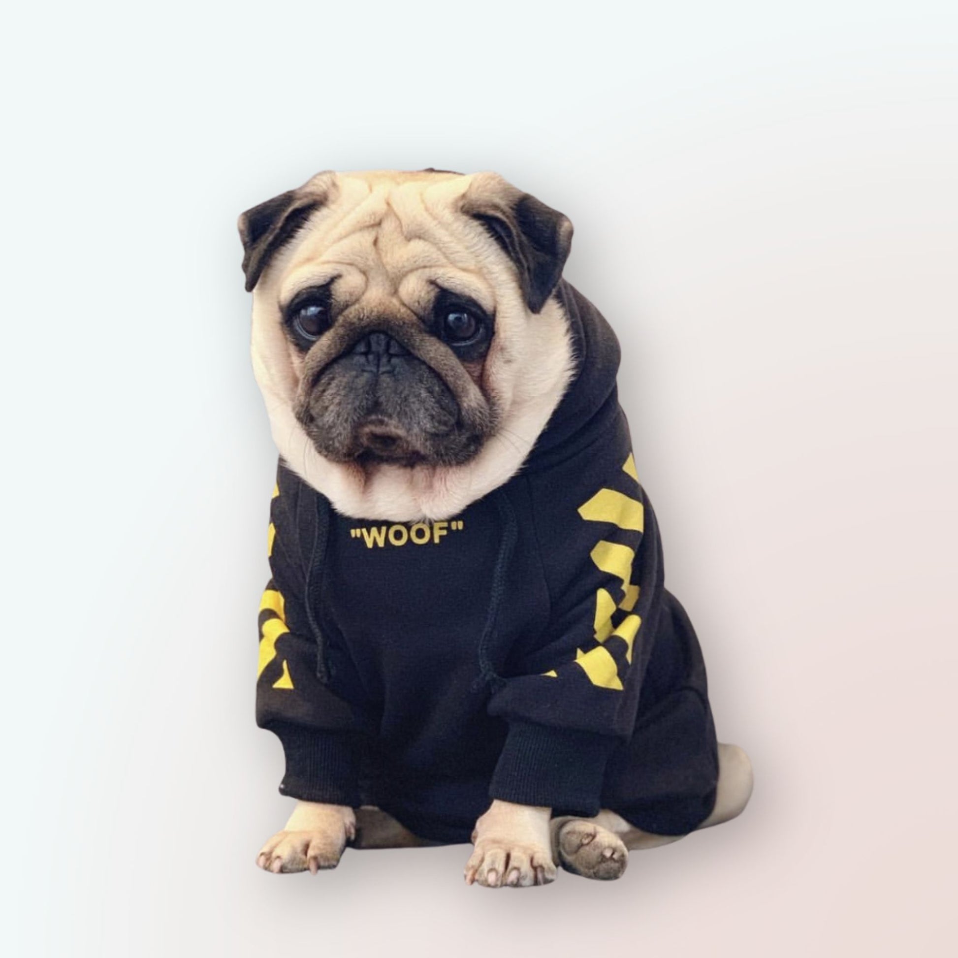 Unser Corgi Schnauzer Bulldog Hunde-Hoodie aus Coral-Fleece