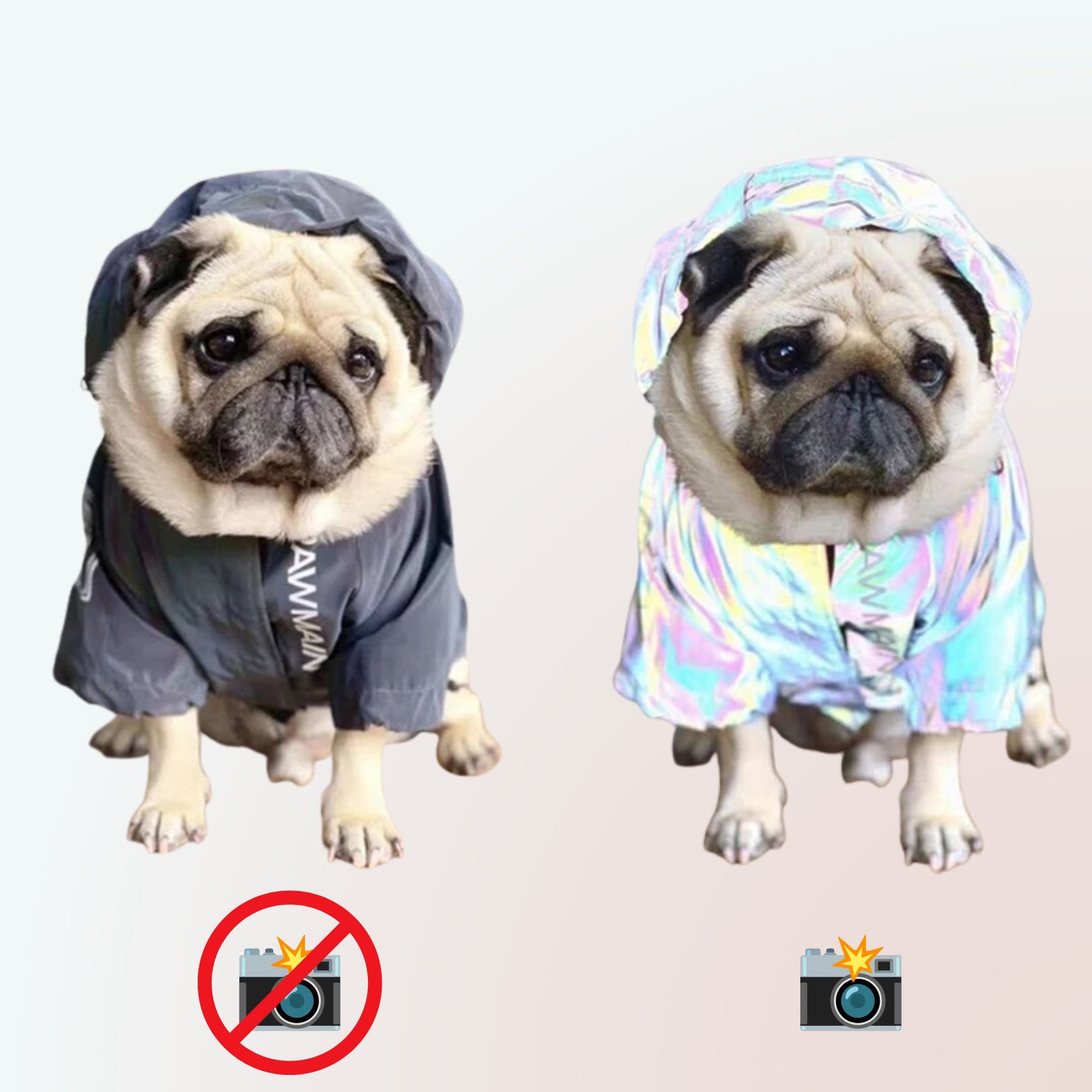 Sicher & Stilvoll im Regen: Unser Reflektierender Hunde-Regenmantel
