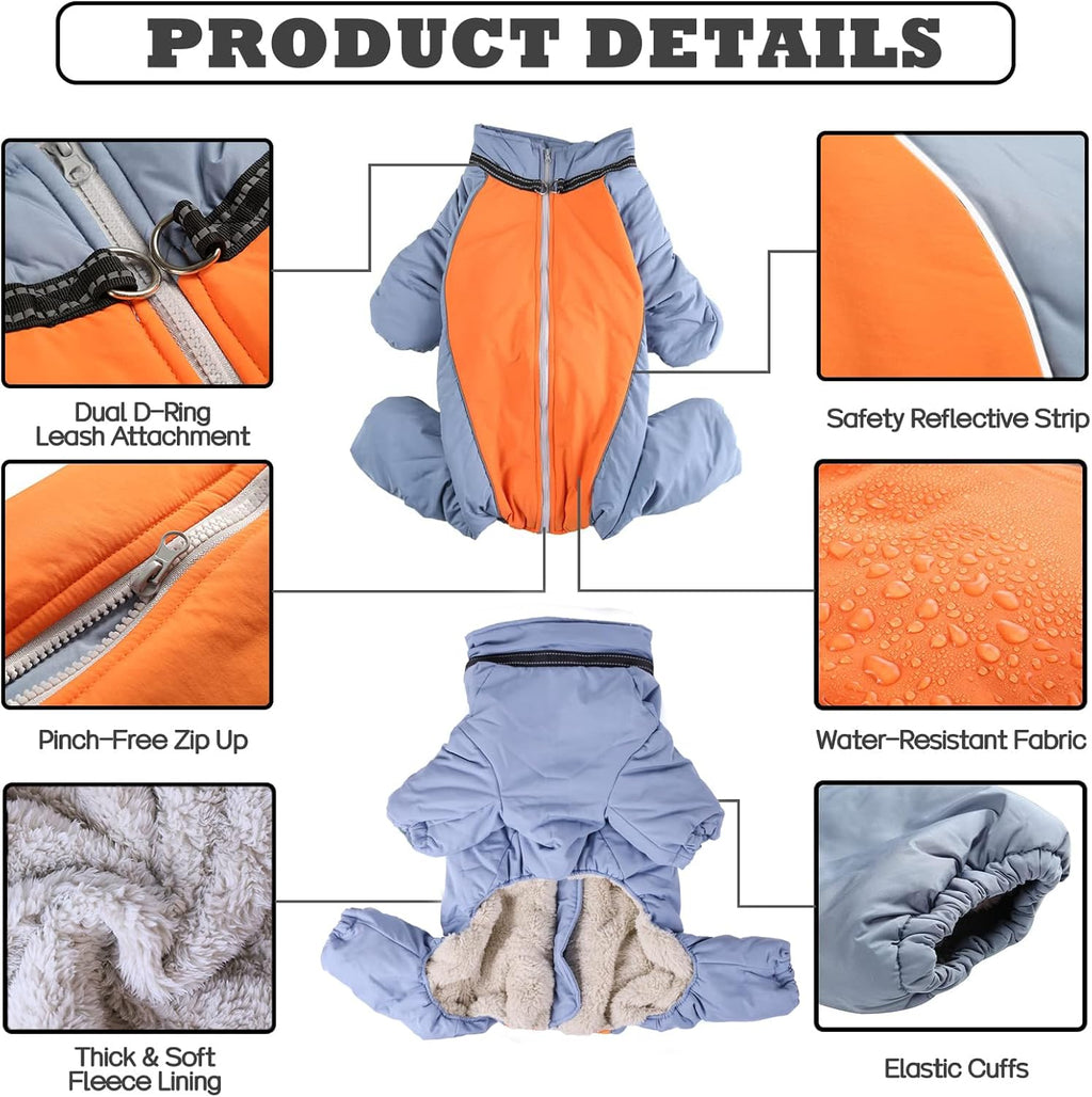 Wärme & Stil für Goldene Retriever: Unser Gemütlicher Coral-Fleece Mantel für Mittelgrosse & Grosse Hunde