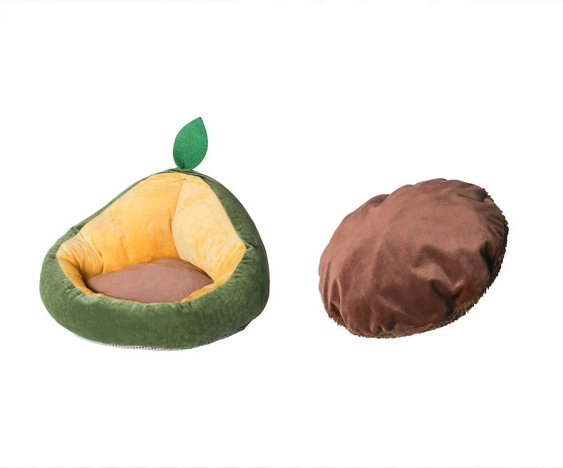 Haustierbett mit herausnehmbarer Matte für kleine Haustiere und Katzen