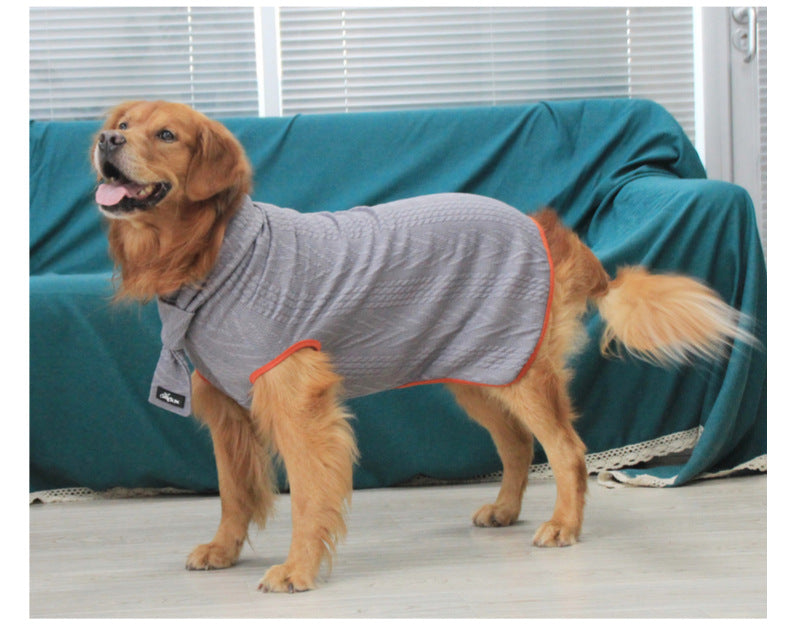 Hochgeschlossener Vintage-Pullover für Kalte Tage