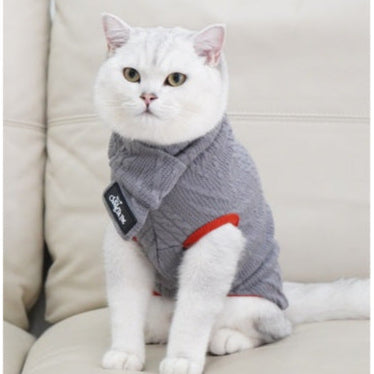 Hochgeschlossener Vintage-Pullover für Kalte Tage