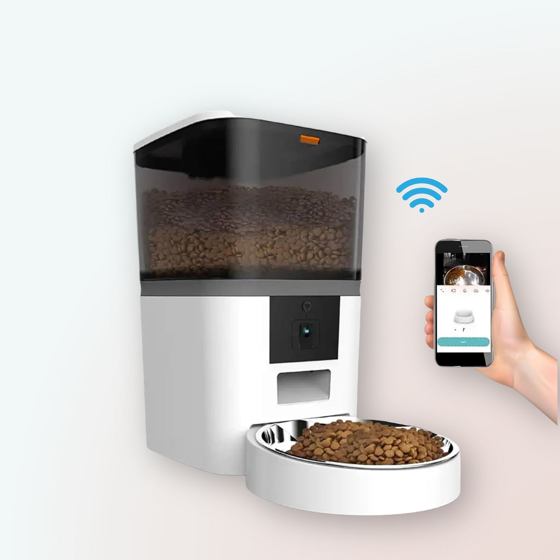Der Intelligente Automatische Futterspender: Nie wieder hungrige Haustiere!