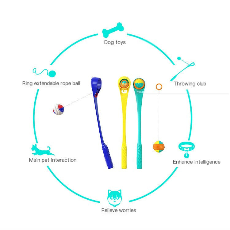 Vielseitiger Spielspaß: Der Multifunktionale Tennisball für Hunde!