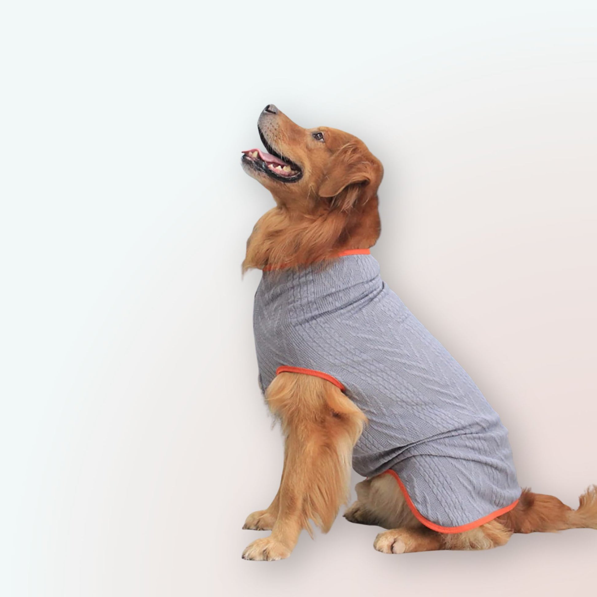 Hochgeschlossener Vintage-Pullover für Kalte Tage