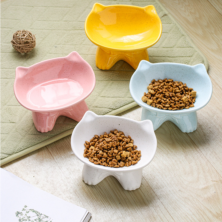 Keramik-Futternapf für Hunde und Katzen mit Anti-Klecker-Design