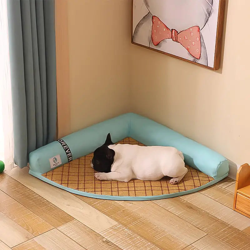 Kühlmatten für Haustiere – Bambusfaser Hund & Katzenbett