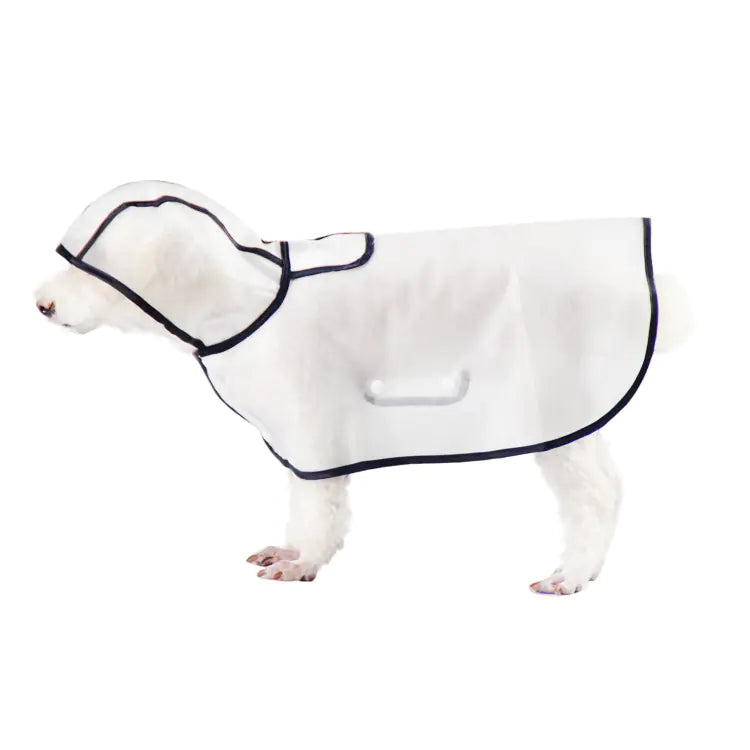 Durchsichtiger Schutz für kleine Hunde: Unser Premium TPU Regenmantel für Teddy, Corgi & Französische Bulldogge