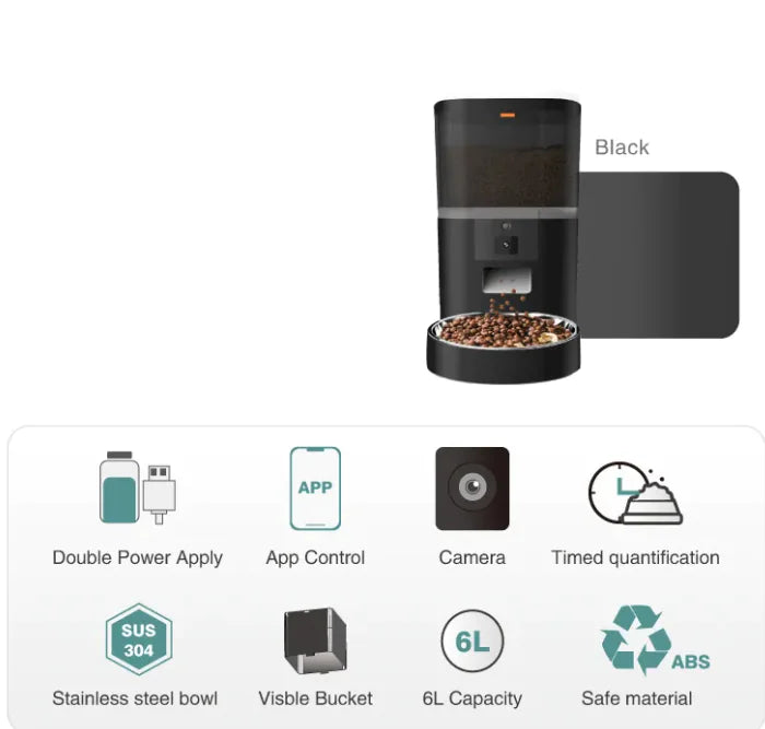 Der Intelligente Automatische Futterspender: Nie wieder hungrige Haustiere!