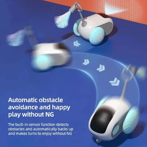 Intelligentes interaktives Katzenspielzeug-Auto mit Rollball