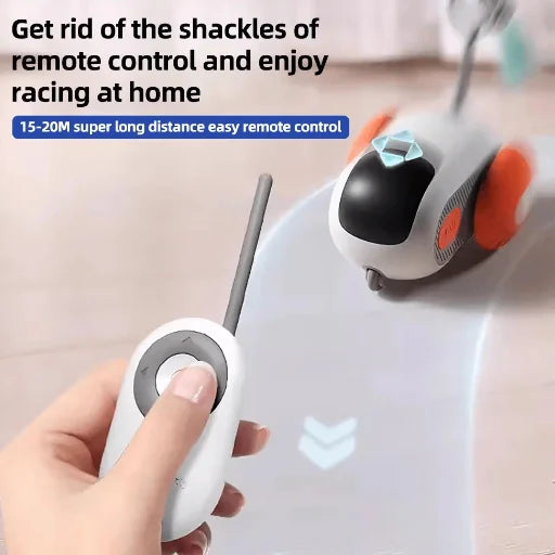 Intelligentes interaktives Katzenspielzeug-Auto mit Rollball