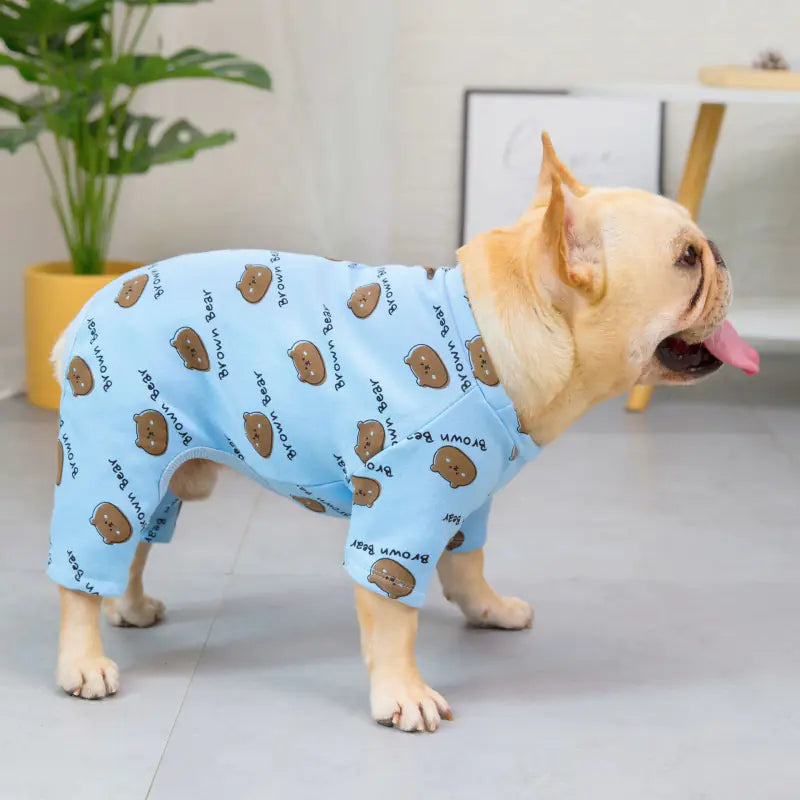 Verwandeln Sie Ihren Vierbeiner mit unserem Stylischen Hundeoverall aus Baumwolle